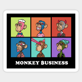 Monkey Business Magnet